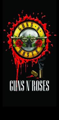 Tapis de protection vitre flipper  Gun's N Roses - Dimensions :106cm x 52cm